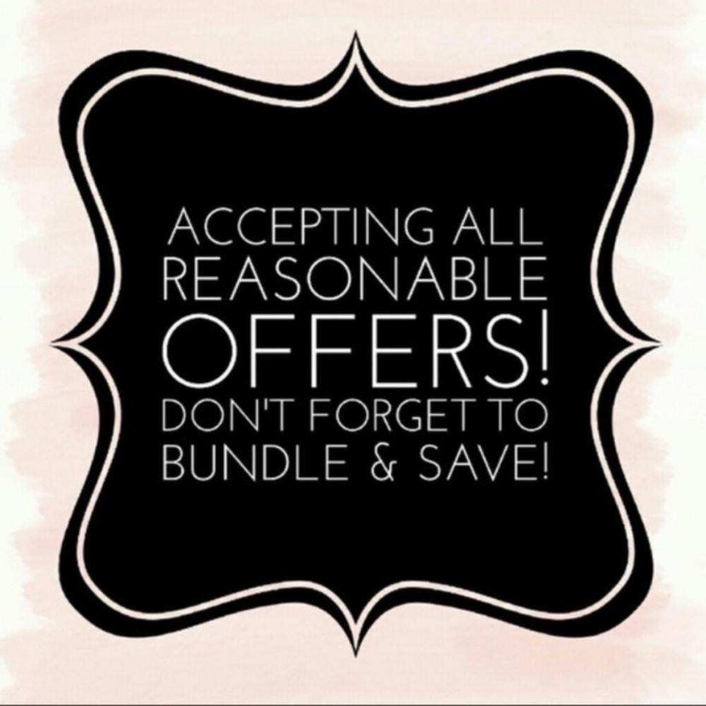 All reasonable offers will be accepted/ negotiated